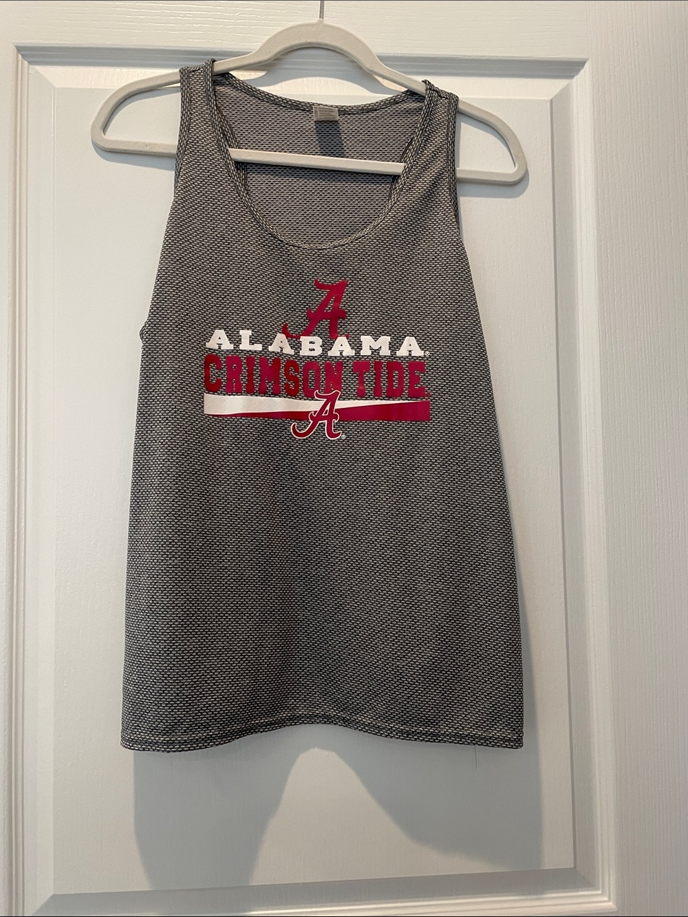 Alabama Crimson Tide Gray Graphic Tank Top